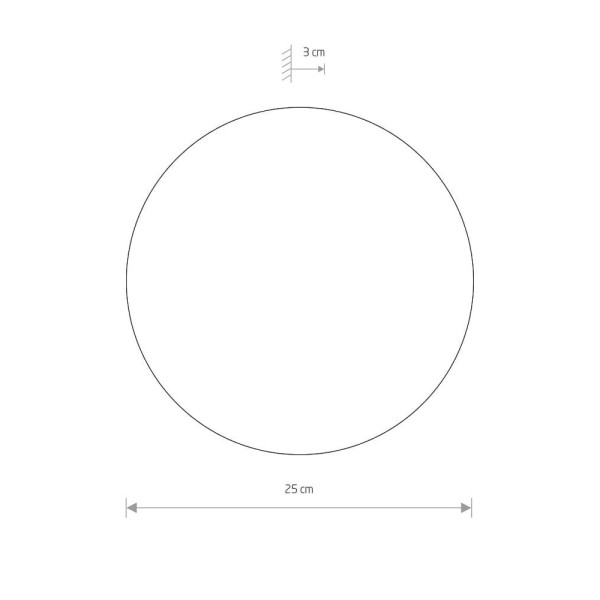 Світильник Nowodvorski 7638 Ring LED 1x9W 3000K 520Lm IP20 Wh