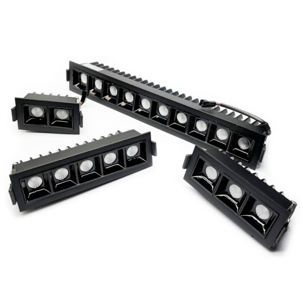 Світильник точковий врізний KLOODI KD-0510Q 3K BK