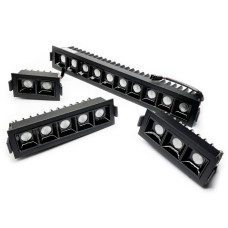 Світильник точковий врізний KLOODI KD-POINT 5X2 10W 3K BK