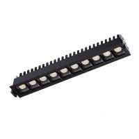 Світильник точковий врізний KLOODI KD-1020Q 3K BK