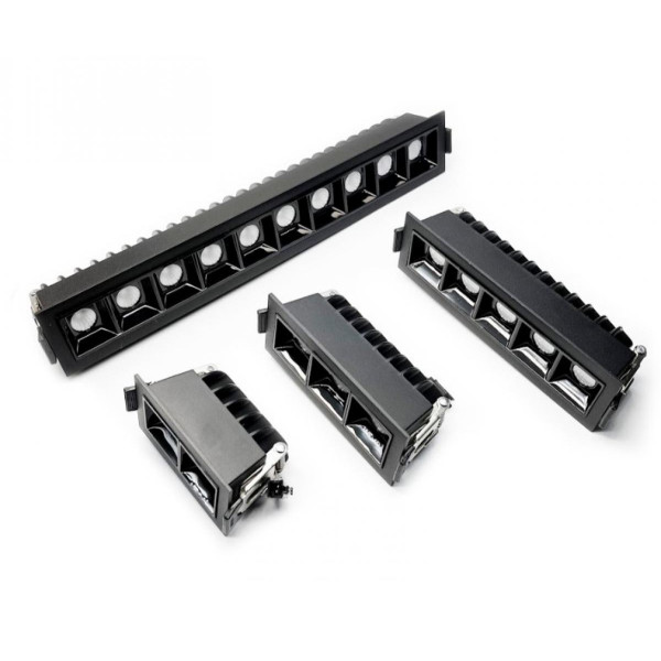 Світильник точковий врізний KLOODI KD-1020Q 3K BK