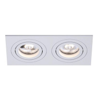 Світильник точковий врізний KLOODI KD-BASE SQ92x175 GU10 WH