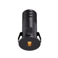 Світильник точковий врізний KLOODI KD-MINI22 1W 2.7K BK