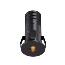 Світильник точковий врізний KLOODI KD-MINI22 1W 2.7K BK