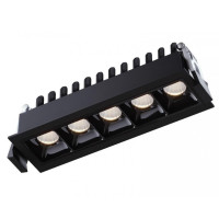 Світильник точковий врізний KLOODI KD-POINT 5X2 10W 4K BK