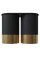 Точковий спот BP Black/White Gold двійний NEW, арт. 28003