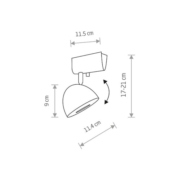 Спот Nowodvorski 9594 Vespa GU10, ES111 1x75W IP20 Wh