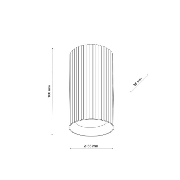 TK-Lighting TUNE BLACK S 10022