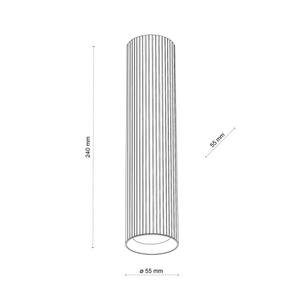 TK-Lighting TUNE BLACK L 10026