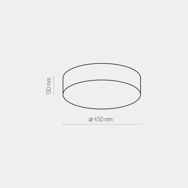 TK-Lighting RONDO Темно-синій 45 1089
