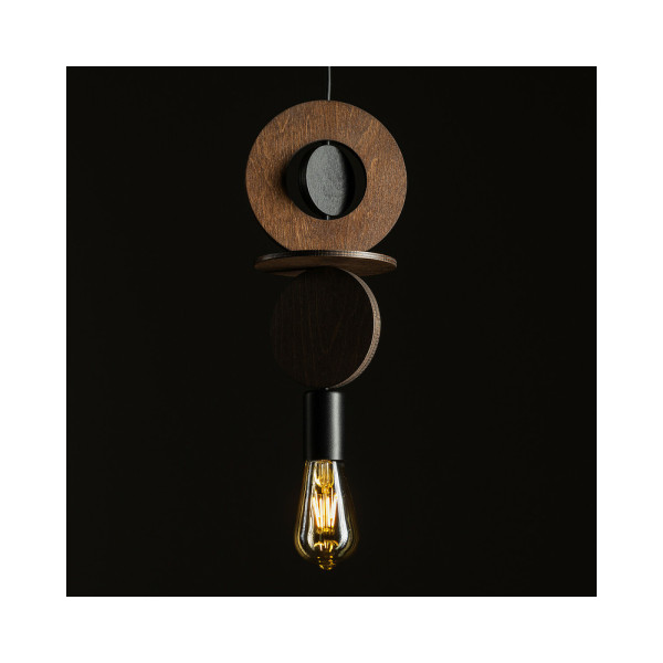 Підвісний світильник Nowodvorski 11175 Drops Wood C E27 1x25W IP20 Br