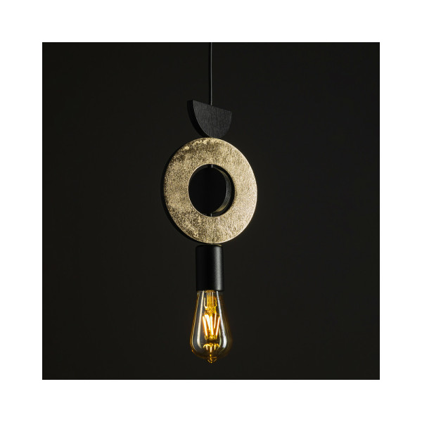 Підвісний світильник Nowodvorski 11180 Drops Wood F E27 1x25W IP20 Bk