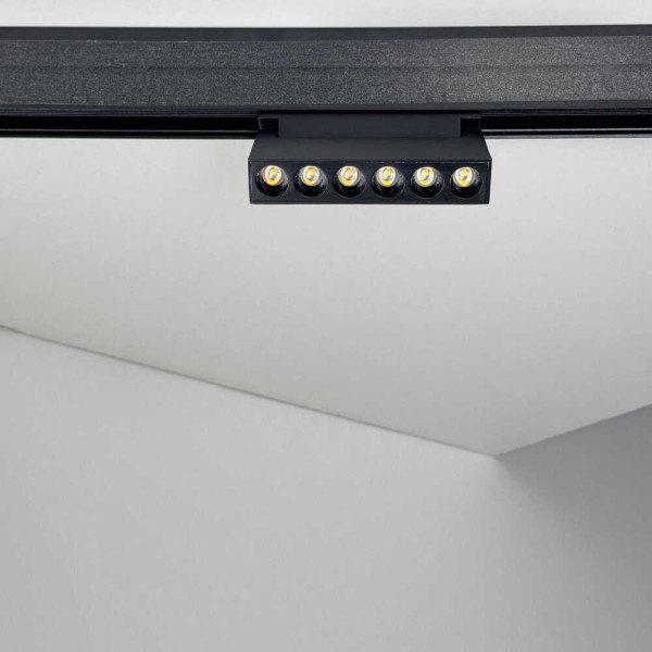 Трековий світильник RAYFOR MT Flex Vision 6 чорний 6W 540Lm 30-40-50К 48V WiFi