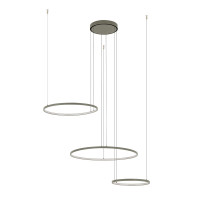 Підвісний світильник Nowodvorski 11398 Circolo Led 3x45W 3000K 1600Lm IP20 Silk Olive