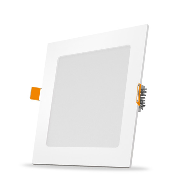 LED світильник з регулюванням колірності, вбудований квадрат VIDEX 12W 3000-6200K С3