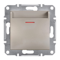 Вимикач картковий Бронза Asfora Schneider Electric EPH6200169