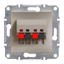 Аудіорозетка (стерео) бронза Asfora Schneider Electric EPH5700169