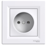 Розетка без заземлення біла Asfora Schneider Electric EPH3000121