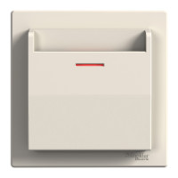 Вимикач картковий кремовий Asfora Schneider Electric EPH6200123