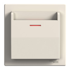 Вимикач картковий кремовий Asfora Schneider Electric EPH6200123