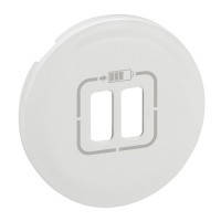 Лицьова панель зарядного пристрою USB білий 68256 Legrand Celiane