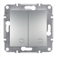 Перемикач двоклавішний самозажимний ASFORA Алюміній Schneider Electric EPH0600161