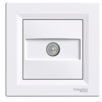 Розетка TV кінцева біла Asfora Schneider Electric EPH3200121