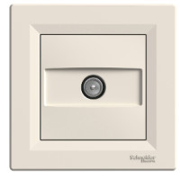 Розетка TV кінцева кремова Asfora Schneider Electric EPH3200123