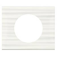 Рамка 1 пост Corian білий рельєф 69011 Legrand Celiane