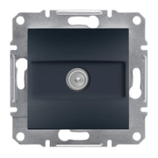 Розетка TV кінцева ASFORA Антрацит Schneider Electric EPH3200171