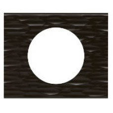 Рамка 1 пост Corian чорний рифлений 69021 Legrand Celiane