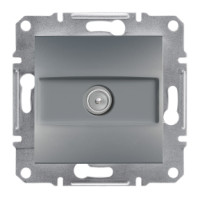 Розетка TV кінцева ASFORA Сталь Schneider Electric EPH3200162
