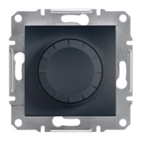 Світлорегулятор поворотний 315 Вт (диммер) антрацит Asfora Schneider Electric EPH6600171