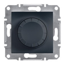 Світлорегулятор поворотний 315 Вт (диммер) антрацит Asfora Schneider Electric EPH6600171