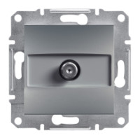 Розетка SAT кінцева сталь ASFORA Schneider Electric EPH3700162