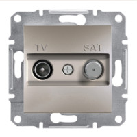 Розетка TV-SAT кінцева бронза ASFORA Schneider Electric EPH3400469