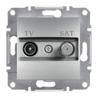 Розетка TV-SAT кінцева алюміній ASFORA Schneider Electric EPH3400461