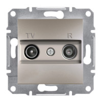 Розетка TV/R кінцева бронза ASFORA Schneider Electric EPH3300169