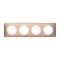 Рамка 4 пости мідь 68994 Legrand Celiane