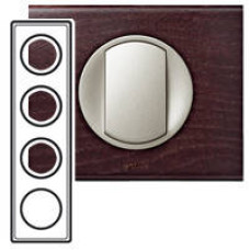 Рамка 4 пости венге 69204 Legrand Celiane