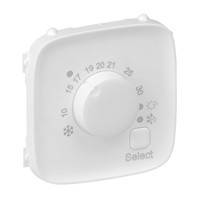 Лицьова панель електронного термостата 5-30° біла 755315 Legrand Valena Allure