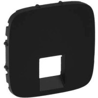 Лицьова панель для розеток RJ 45 і RJ 11 антрацит 754418 Legrand Valena Allure