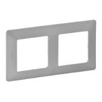 Рамка 2 пости алюміній 754132 Legrand Valena Life