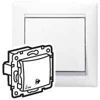 Кнопка дзвінка ip44 білий Valena Legrand 770099