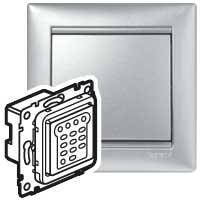 Кнопковий світлорегулятор 600w алюміній Valena Legrand 770274