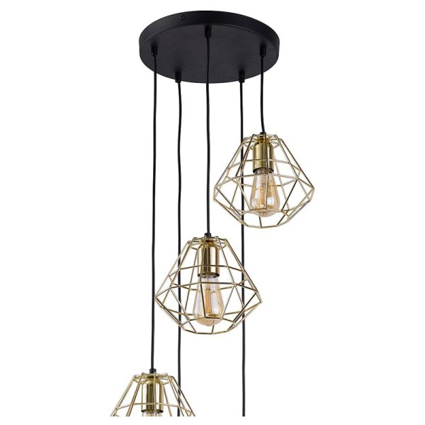 TK-Lighting DIAMOND GOLD 1781