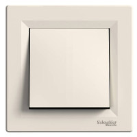 Вимикач 1-клавішний вологозахищений кремовий IP44 Asfora Schneider Electric EPH0100223