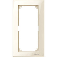 Рамка 2-постова без перегородки Merten M-PLAN бежевий MTN515844
