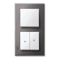 Рамка металева M-Elegance 2-а родій MTN403214