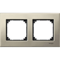 Рамка металева M-Elegance 2-а титан MTN403205